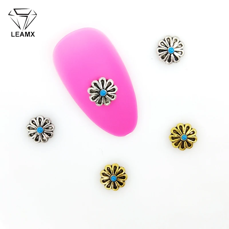 LEAMX 3D Flower Alloy Nails Decor Stone Nail Art Decoration Metal Manicure Charm For Beauty Nail Accessories Stickers 10 PCS/bag
LEAMX 3D Flower Alloy Nails Decor Stone Nail Art Decoration Metal Manicure Charm For Beauty Nail Accessories Stickers 10 PCS/bag