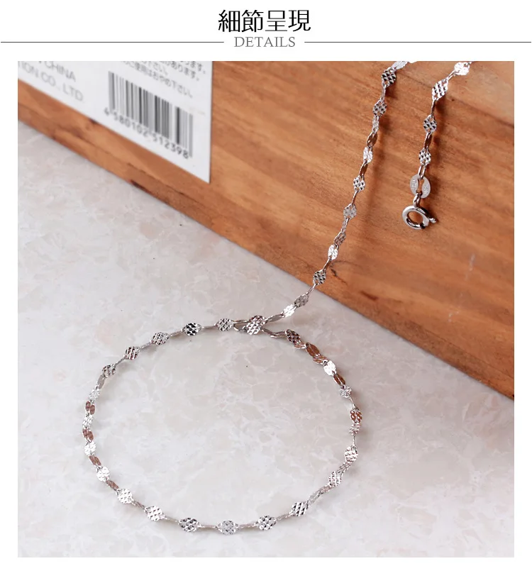 Genuine 925 Sterling Silver Double Sheet Chain For Woman 40cm/45cm Chain Necklace with Certificate can drop shipping
Genuine 925 Sterling Silver Double Sheet Chain For Woman 40cm/45cm Chain Necklace with Certificate can drop shipping