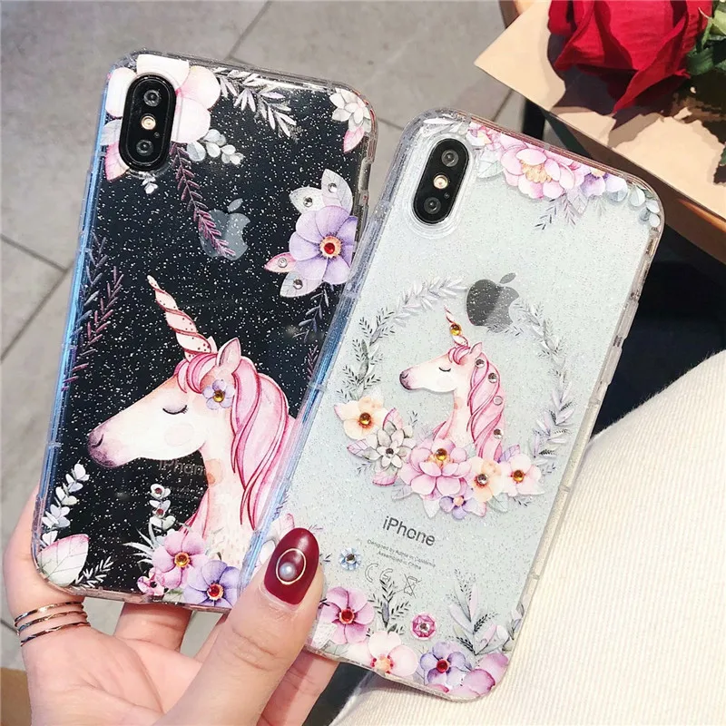 2018 Sale Diamond Glitter Phone Cases for Iphone 7 Plus 8 Cute Cartoon Unicorn Soft Silicone Coque Cover for iPhone X 6 6s
2018 Sale Diamond Glitter Phone Cases for Iphone 7 Plus 8 Cute Cartoon Unicorn Soft Silicone Coque Cover for iPhone X 6 6s