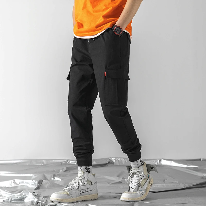 New Japanese Style Fashionable Brand Simple Big Pockets Men's Jogger Ankle-Length Pants Autumn Male Casual Cargo Harem Trousers
New Japanese Style Fashionable Brand Simple Big Pockets Men's Jogger Ankle-Length Pants Autumn Male Casual Cargo Harem Trousers