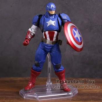 Revoltech Series NO.007 Captain America Marvel Avengers PVC Action Figure Collectible Model Toy
Revoltech Series NO.007 Captain America Marvel Avengers PVC Action Figure Collectible Model Toy