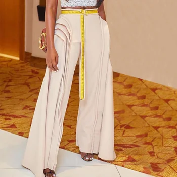 2019 New Summer Women's Trousers Casual Wide Legs Pants Hard Workmanship Office Lady Elastic Waist Straight Trousers Loose
2019 New Summer Women's Trousers Casual Wide Legs Pants Hard Workmanship Office Lady Elastic Waist Straight Trousers Loose