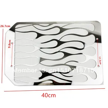 Chrome Radiator Grille Cover Trim Stainless For Kawasaki Vulcan VN 1500 VN1700 All Years
Chrome Radiator Grille Cover Trim Stainless For Kawasaki Vulcan VN 1500 VN1700 All Years