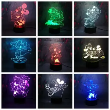 Amusement Park Cartoon Image LED Creative Night Light Minnie Mickey Good Friend Shape Light Kid Sleep Decor 3D LED Reading-lamp
Amusement Park Cartoon Image LED Creative Night Light Minnie Mickey Good Friend Shape Light Kid Sleep Decor 3D LED Reading-lamp