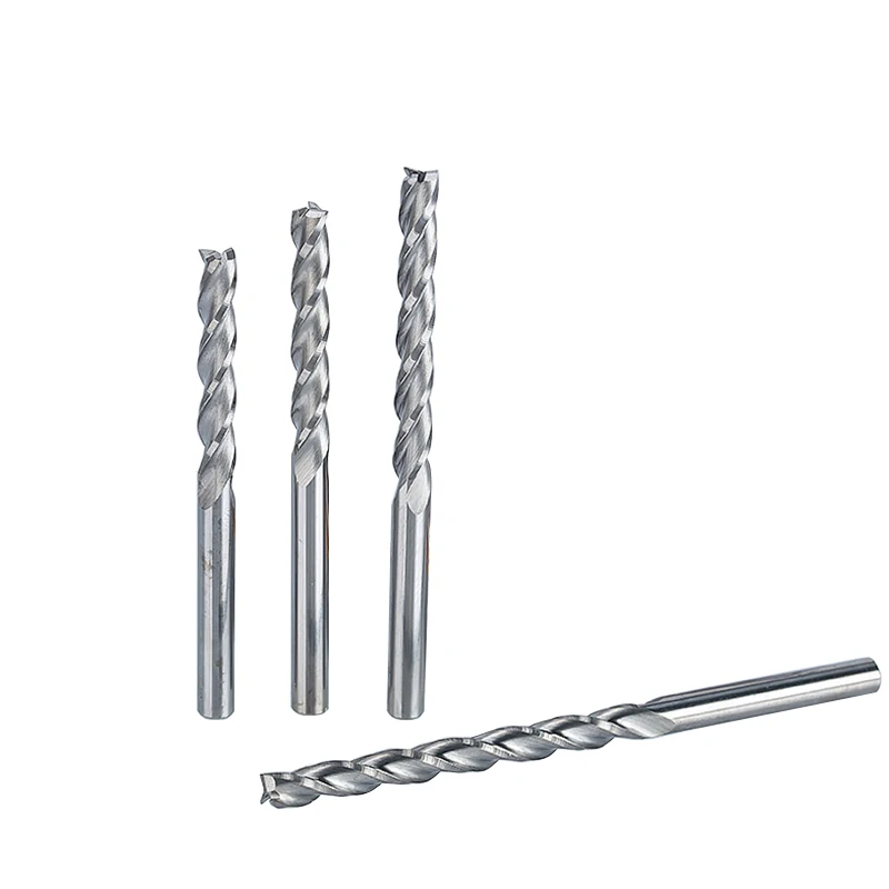 HUHAO 2pc/ 4mm 3 Flute Spiral Cutter Router Bits For Wood CNC End Mill Carbide Milling Cutter Tugster Wood Milling Cutter
HUHAO 2pc/ 4mm 3 Flute Spiral Cutter Router Bits For Wood CNC End Mill Carbide Milling Cutter Tugster Wood Milling Cutter