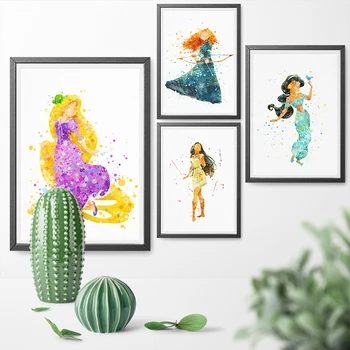 Watercolor Cute Girl Merid Rapunzel Jasmine Princess Posters Prints Canvas Painting Wall Art Pictures For Home Decoration
Watercolor Cute Girl Merid Rapunzel Jasmine Princess Posters Prints Canvas Painting Wall Art Pictures For Home Decoration