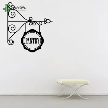 Classic Hang Iron Scroll Pattern Wall Sticker Kitchen Pantry Decal Traditional Pantry Sign Wall Mural Home Art Mural DIYSYY929
Classic Hang Iron Scroll Pattern Wall Sticker Kitchen Pantry Decal Traditional Pantry Sign Wall Mural Home Art Mural DIYSYY929