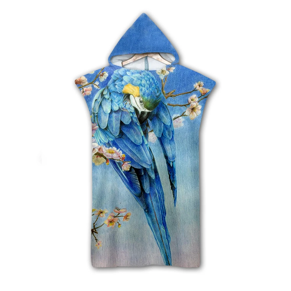 3D Digital Printing Parrot Hooded Towel Wearable Bath Towel For Adults Flamingo Tropical Travel Microfiber Beach Towels style-6
3D Digital Printing Parrot Hooded Towel Wearable Bath Towel For Adults Flamingo Tropical Travel Microfiber Beach Towels style-6