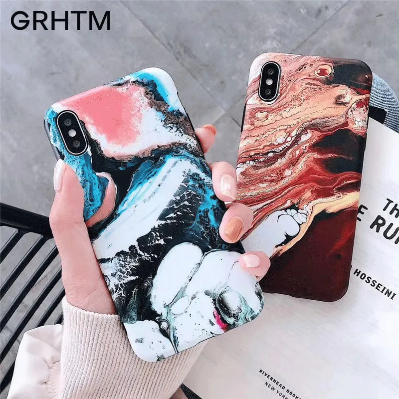 Luxury Shockproof Marble Silicone Cases for iPhone 7 Plus soft Cover For iPhone X XS Max XR 8 7 6 6s Plus Protective Case Coque
Luxury Shockproof Marble Silicone Cases for iPhone 7 Plus soft Cover For iPhone X XS Max XR 8 7 6 6s Plus Protective Case Coque