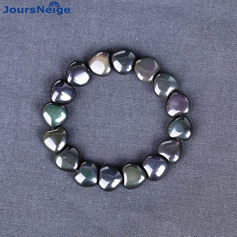 Wholesale Natural Obsidian Bracelets Heart Shape Bead Bracelet Lucky for Women Energy Korean Style Crystal Bracelet Jewelry
Wholesale Natural Obsidian Bracelets Heart Shape Bead Bracelet Lucky for Women Energy Korean Style Crystal Bracelet Jewelry