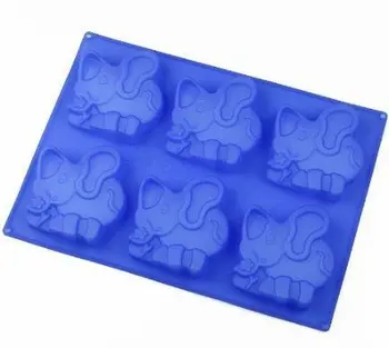 6 lovely Elephant Silicone Cake Baking Mold Cake Pan Muffin Cups Handmade Soap Moulds Biscuit Chocolate Ice Cube Tray DIY Mold
6 lovely Elephant Silicone Cake Baking Mold Cake Pan Muffin Cups Handmade Soap Moulds Biscuit Chocolate Ice Cube Tray DIY Mold