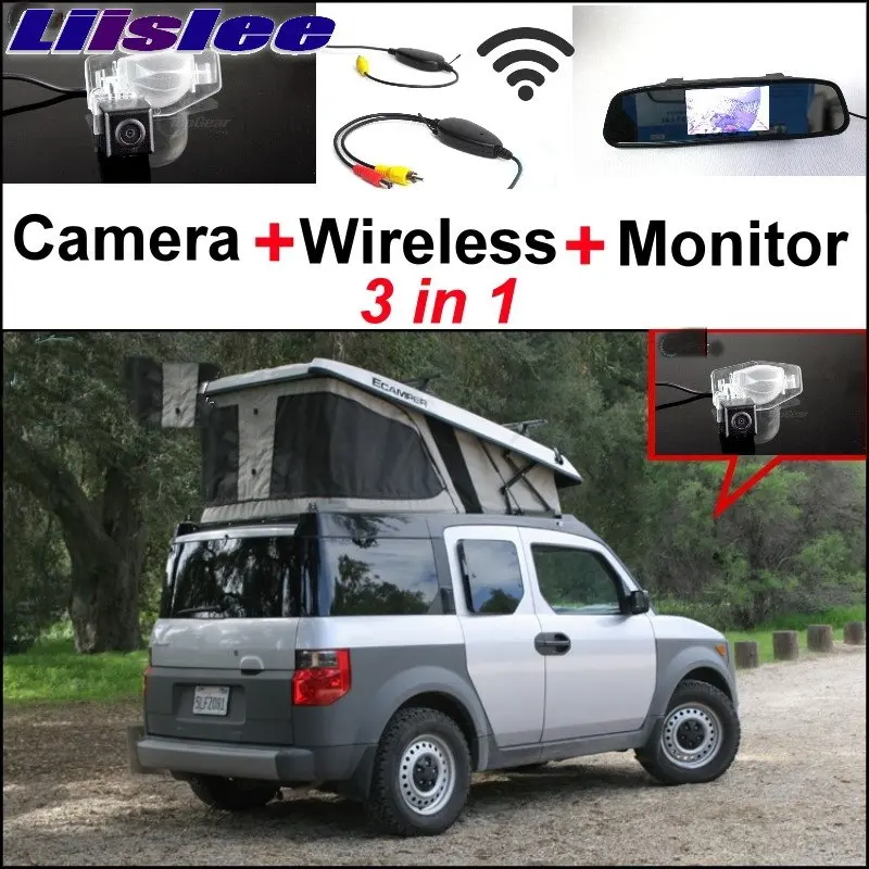 Liislee 3 in1 Special Rear View Camera + Wireless Receiver For Honda Element + Mirror Monitor Esay DIY Parking System
Liislee 3 in1 Special Rear View Camera + Wireless Receiver For Honda Element + Mirror Monitor Esay DIY Parking System