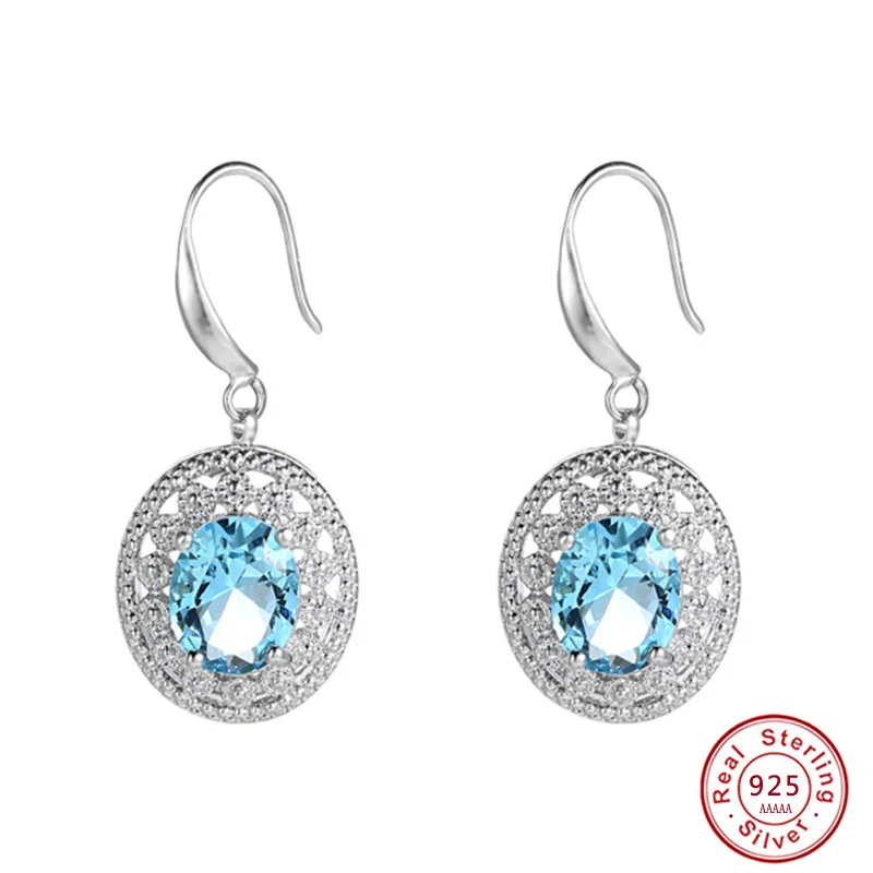 Solid 925 sterling silver Earrings for Women Big Round Cubic Zirconia Wedding Earrings Fashion Accessories Bijoux Gifts
Solid 925 sterling silver Earrings for Women Big Round Cubic Zirconia Wedding Earrings Fashion Accessories Bijoux Gifts