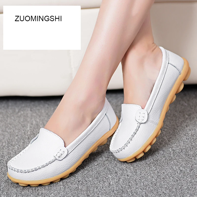 Spring and Summer Leather Casual Shoe designer shoes s women Nurse's Shoes White Leisure
Spring and Summer Leather Casual Shoe designer shoes s women Nurse's Shoes White Leisure