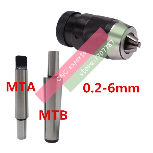 1 SET Drill Chuck 0.2-6mm B10 with morse tapper arbor MT1/MT2/MT3/MT4 0.6-6mm Automatic Locking Chuck Self Tighten chuck
1 SET Drill Chuck 0.2-6mm B10 with morse tapper arbor MT1/MT2/MT3/MT4 0.6-6mm Automatic Locking Chuck Self Tighten chuck