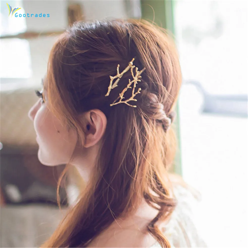 2017 1 Pc Women Hairpins Vintage Metal Tree Branches hair clips for Girls hair accessories
2017 1 Pc Women Hairpins Vintage Metal Tree Branches hair clips for Girls hair accessories