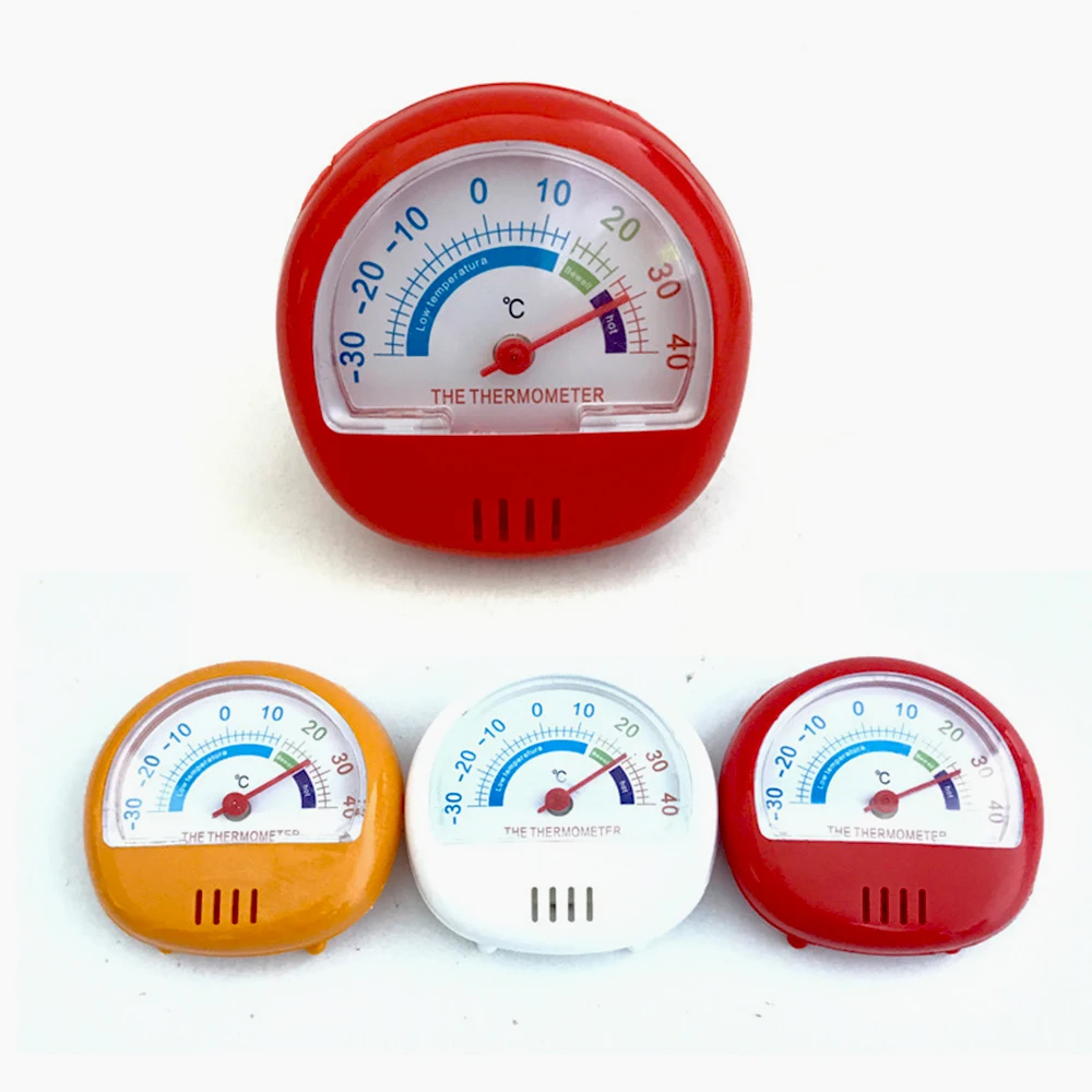 

Mini Round Thermometer Fridge Refrigerator Portable Freezer Indoor Outdoor Home Factory Thermograph 3 Colors