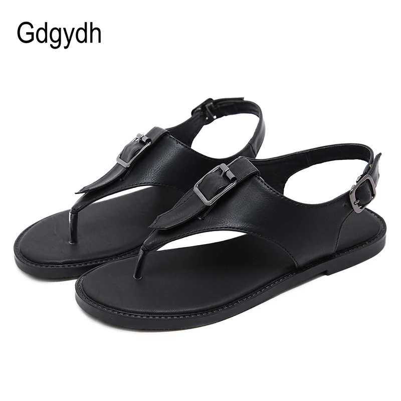 Gdgydh Comfortable Beach Sandals Women Fashion Flat Shoes Heel T Strap Flip Flops Sandals Summer Soft Leather Fashion Buckle
Gdgydh Comfortable Beach Sandals Women Fashion Flat Shoes Heel T Strap Flip Flops Sandals Summer Soft Leather Fashion Buckle