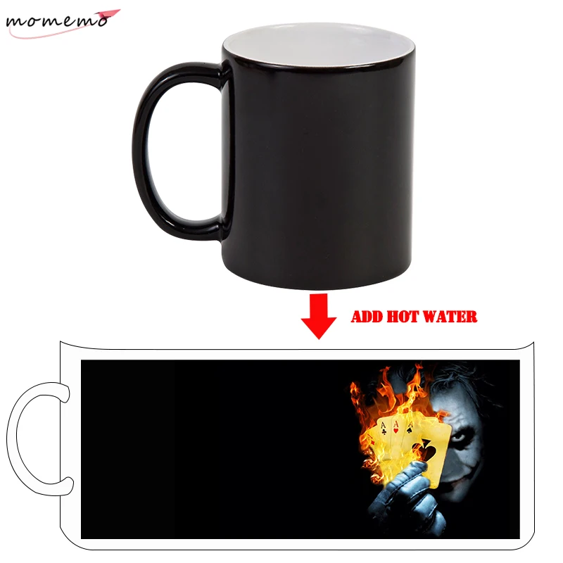 MOMEMO Joker Heat Sensitive Color Changing Ceramic Mugs Magic Coffee Tea Mug Color Change Ceramic Mug Coffee Tea Milk Cup Gifts
MOMEMO Joker Heat Sensitive Color Changing Ceramic Mugs Magic Coffee Tea Mug Color Change Ceramic Mug Coffee Tea Milk Cup Gifts
