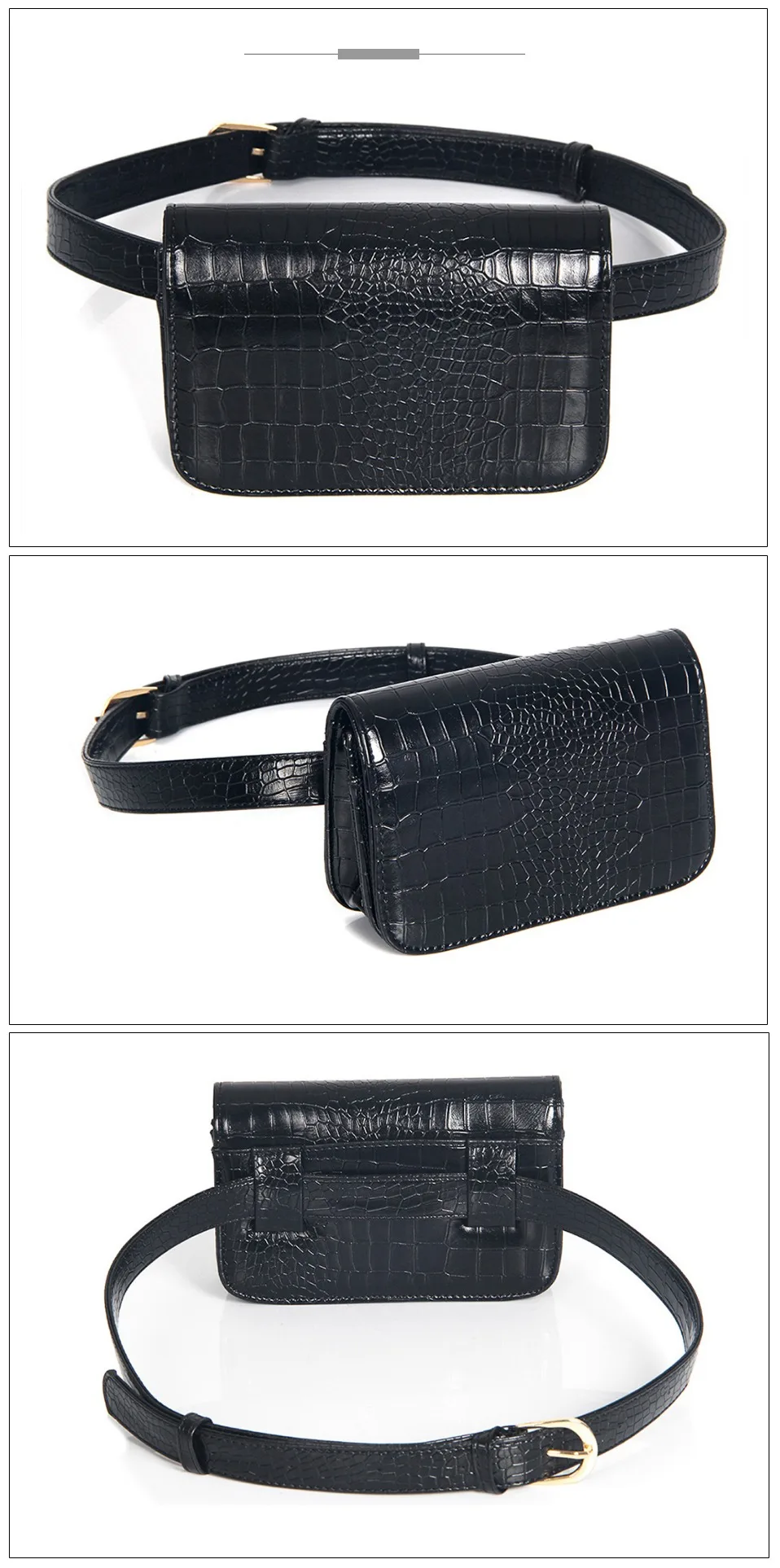 Vintage Waist Bag Women Alligator PU Leather Belt Bag Waist Pack Travel Belt Wallets Fanny Bags Ladies Fit 5.5 inches phones Vintage Waist Bag Women Alligator PU Leather Belt Bag Waist Pack Travel Belt Wallets Fanny Bags Ladies Fit 5.5 inches phones