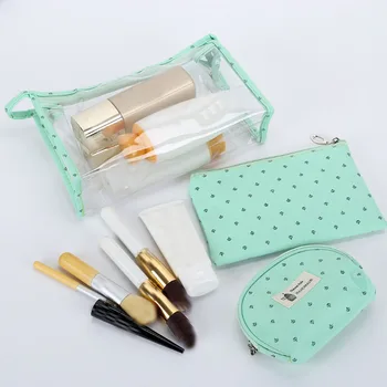 Fashion 3PCS/Set Casual Zipper PVC Cosmetic Bag Storage Pouch Transparent Toiletry Bags Travel Women Makeup Case
Fashion 3PCS/Set Casual Zipper PVC Cosmetic Bag Storage Pouch Transparent Toiletry Bags Travel Women Makeup Case