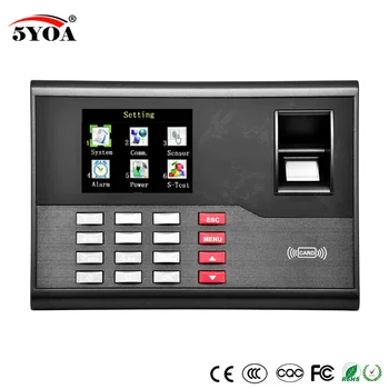 TCP IP Biometric Fingerprint Time Attendance Clock Recorder Employee Digital Electronic English Reader Machine USB RFID ID Card
TCP IP Biometric Fingerprint Time Attendance Clock Recorder Employee Digital Electronic English Reader Machine USB RFID ID Card