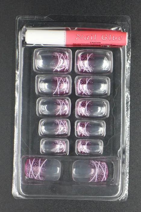 12pcs/set With 2g Glue Short Pre-Design Printing Full Cover False Acrylic Nails With French Tips#FN12P-166
12pcs/set With 2g Glue Short Pre-Design Printing Full Cover False Acrylic Nails With French Tips#FN12P-166