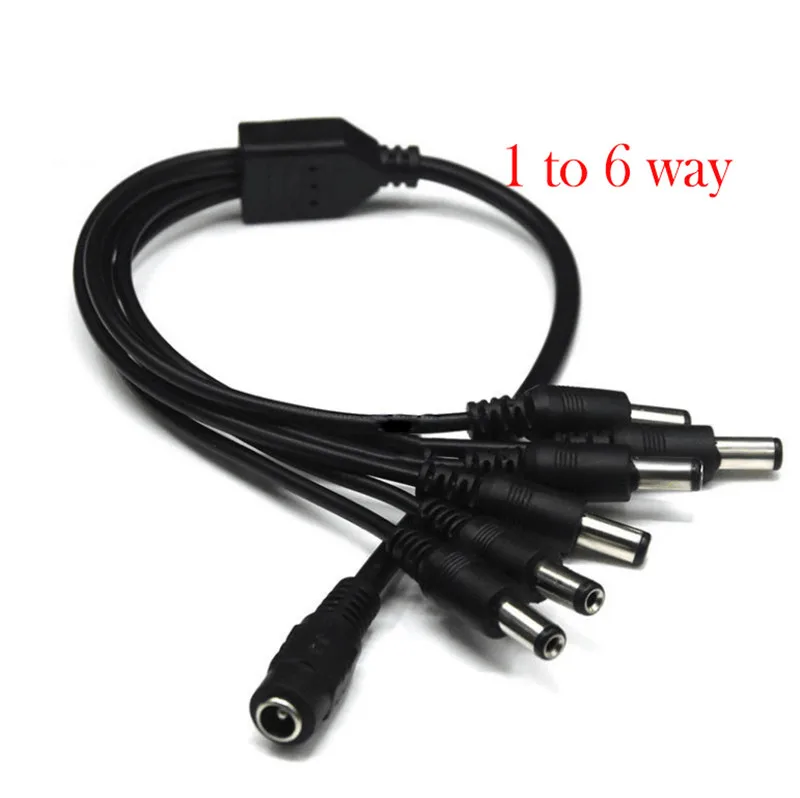1 Female to 6 Male Splitter Plug Cable for CCTV Camera Accessories DC Power Supply Cable 12V Pigtail Surveillance 2.1*5.5mm
1 Female to 6 Male Splitter Plug Cable for CCTV Camera Accessories DC Power Supply Cable 12V Pigtail Surveillance 2.1*5.5mm