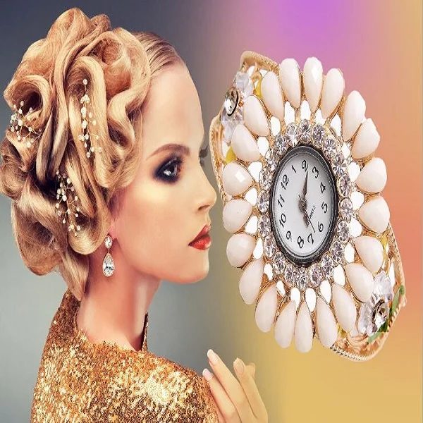Hot Sales Rose Gold Flower Bangle Cuff Watch Women Ladies Crystal Dress Quartz Wrist Watch Relogio Feminino PB-11 
Hot Sales Rose Gold Flower Bangle Cuff Watch Women Ladies Crystal Dress Quartz Wrist Watch Relogio Feminino PB-11