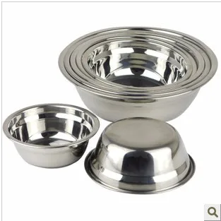 Thickening stainless steel bowl soup pots rice bowl fanpen bowls stainless steel bowl 14-26cm
Thickening stainless steel bowl soup pots rice bowl fanpen bowls stainless steel bowl 14-26cm