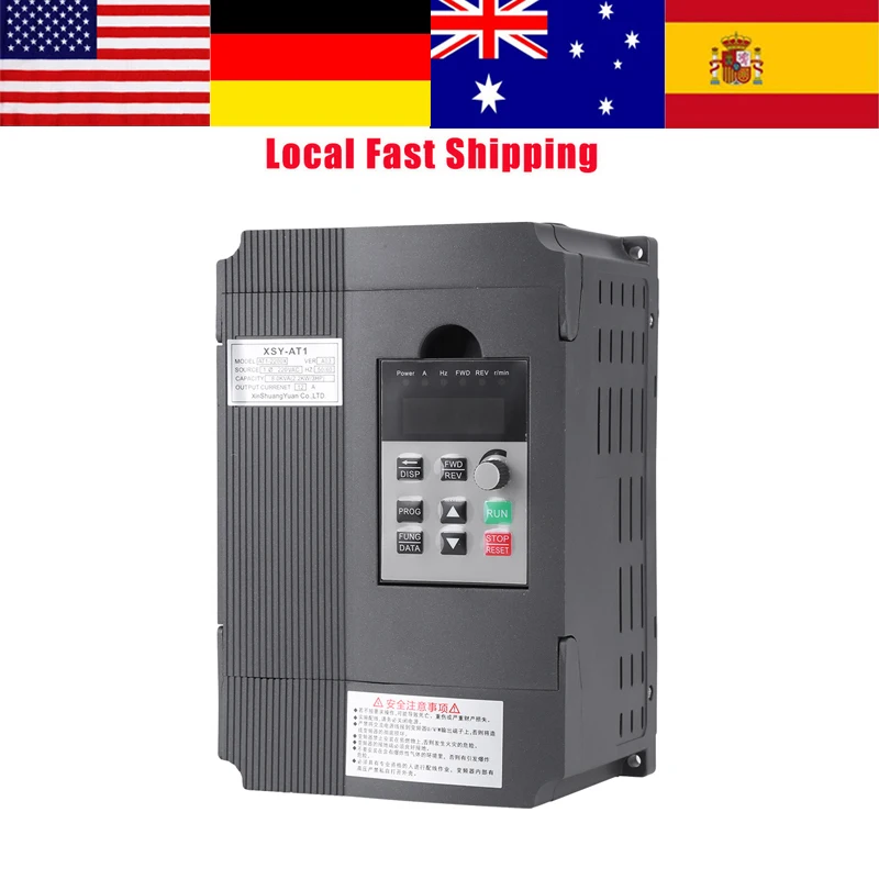 220V 3-phase Variable Frequency Drive VFD Speed Controller 2.2kW AC Motor Adjustable Inverter Motor Drive Domestic Shipping
220V 3-phase Variable Frequency Drive VFD Speed Controller 2.2kW AC Motor Adjustable Inverter Motor Drive Domestic Shipping