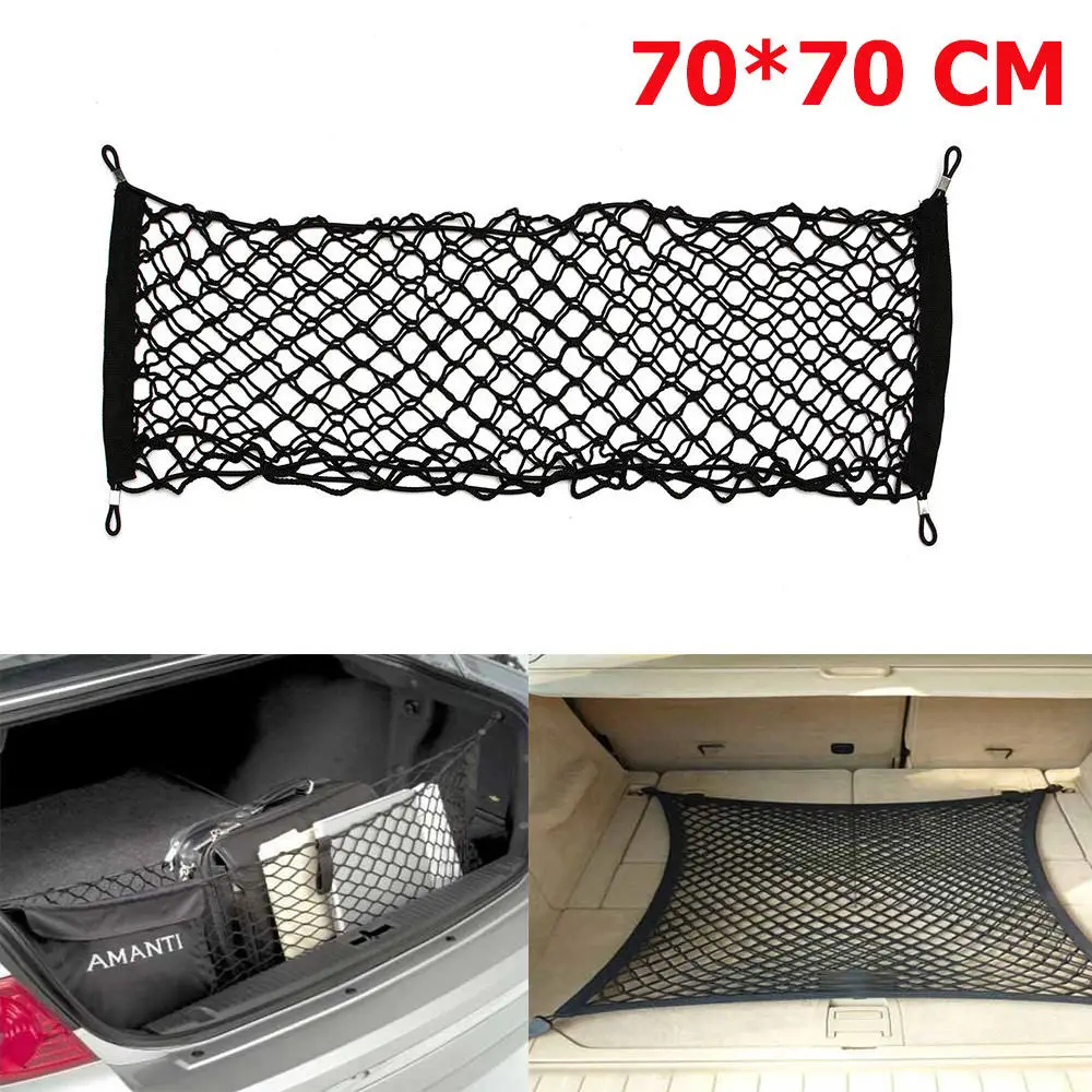 70 x 70cm Universal Car Trunk Boot String Bag Elastic Nylon Rear Cargo Tidy Net Storage Organizer For SUV Car Luggage
70 x 70cm Universal Car Trunk Boot String Bag Elastic Nylon Rear Cargo Tidy Net Storage Organizer For SUV Car Luggage