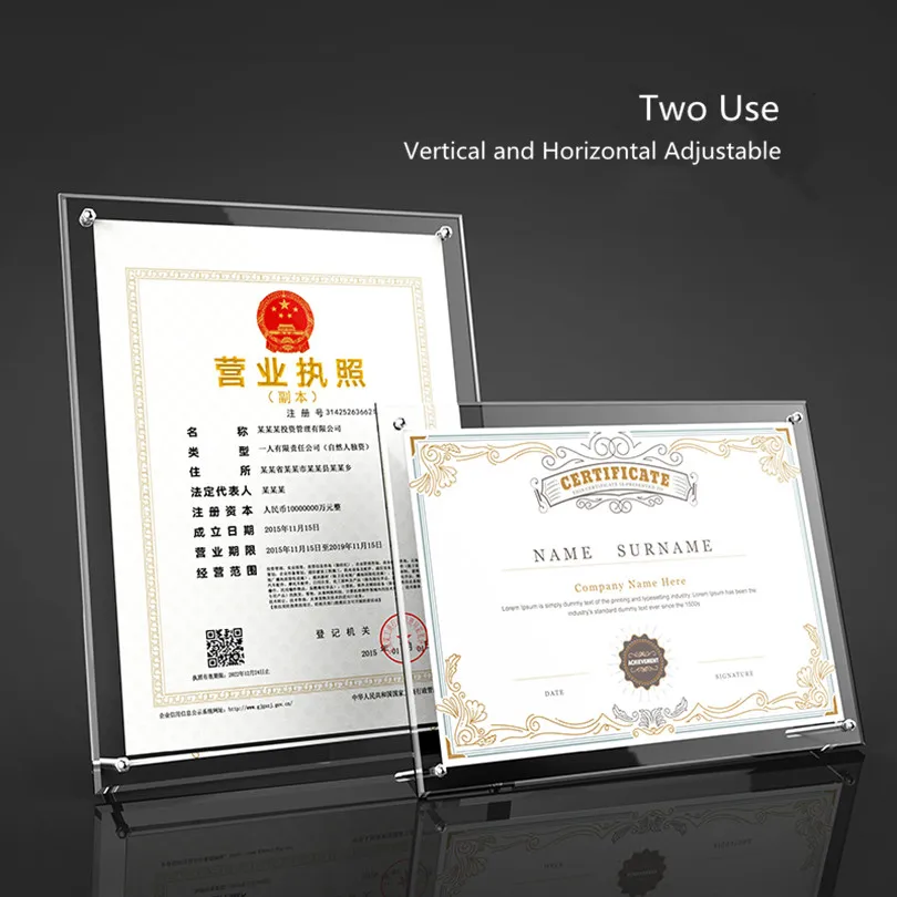 A4 Leaflets Menu Card Holder Stand Acrylic Tabletop Poster Product Name Sign Holder Stand Certificate Frame
A4 Leaflets Menu Card Holder Stand Acrylic Tabletop Poster Product Name Sign Holder Stand Certificate Frame