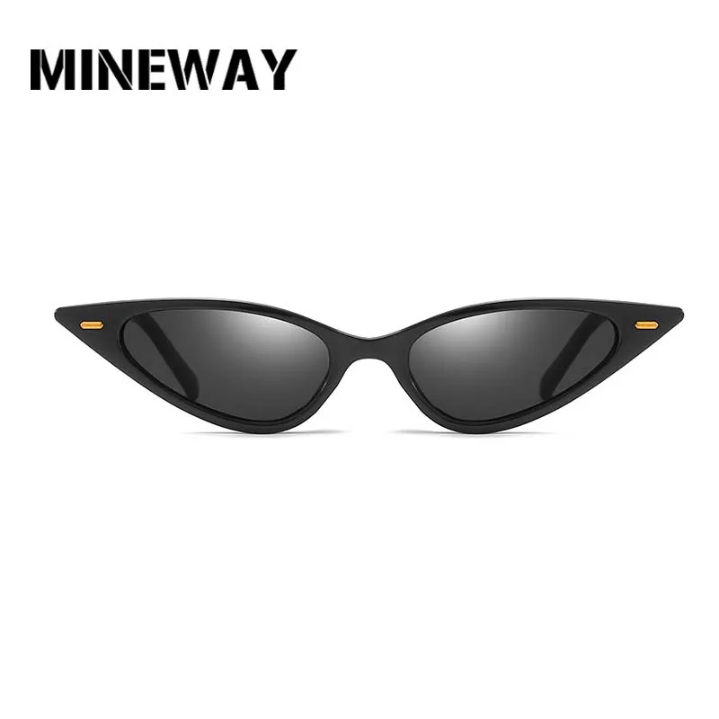 MINEWAY Brand Designer Cat Eye Sunglasses Women 2018 Sexy Small Vintage Frame Cute Retro Sun glasses Female Oculos de sol UV400
MINEWAY Brand Designer Cat Eye Sunglasses Women 2018 Sexy Small Vintage Frame Cute Retro Sun glasses Female Oculos de sol UV400