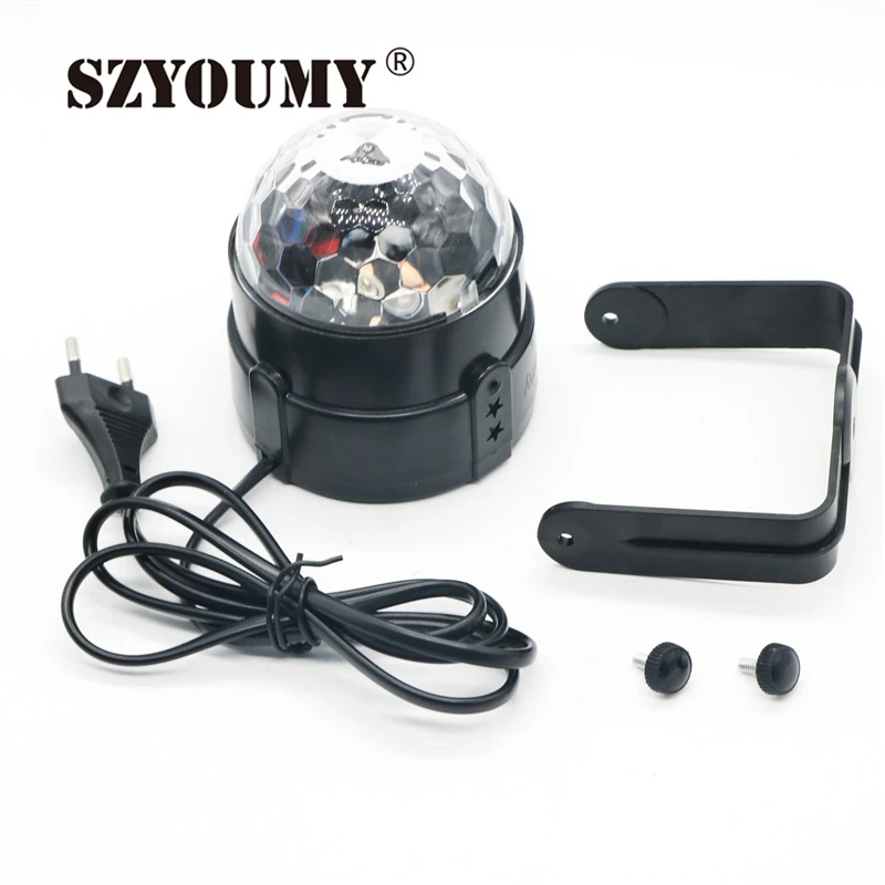 SZYOUMY 3W Mini RGB LED Projector DJ lighting Light dance Disco Crystal Magic ball bar Party Christmas Stage Lights Show
SZYOUMY 3W Mini RGB LED Projector DJ lighting Light dance Disco Crystal Magic ball bar Party Christmas Stage Lights Show