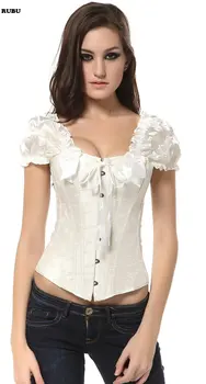 New Arrive women's Ruffles row Corset With Embroidered Full Steel Boned Corset Lace up Sexy Bustier Short Short sleeve Black
New Arrive women's Ruffles row Corset With Embroidered Full Steel Boned Corset Lace up Sexy Bustier Short Short sleeve Black