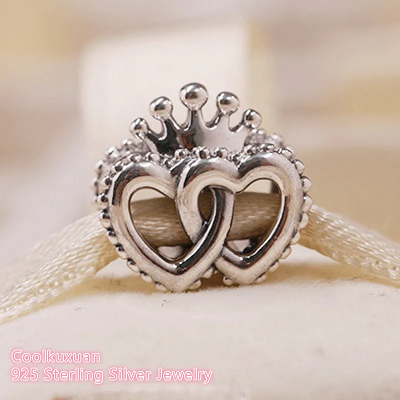 100% 925 Sterling Silver United Regal Hearts Charm Beads Fit Original Pandora Charms Bracelet DIY jewelry Making Autumn
100% 925 Sterling Silver United Regal Hearts Charm Beads Fit Original Pandora Charms Bracelet DIY jewelry Making Autumn