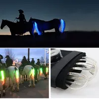 MOYLOR 100CM Horse Tail USB Light Chargeable LED Crupper Horse Harness Equestrian Paardensport Horse Riding Cheval Equitation T image