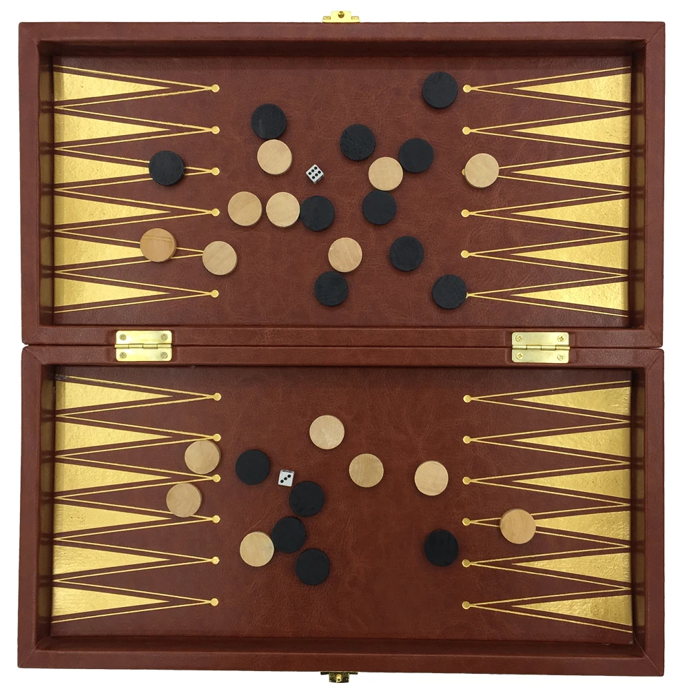 Leather Surface Backgammon & Checkers & Chess 3 In 1 Chessboard Size 34 cm x 34 cm Large Chess Set Wooden Table & Pieces Gift
Leather Surface Backgammon & Checkers & Chess 3 In 1 Chessboard Size 34 cm x 34 cm Large Chess Set Wooden Table & Pieces Gift