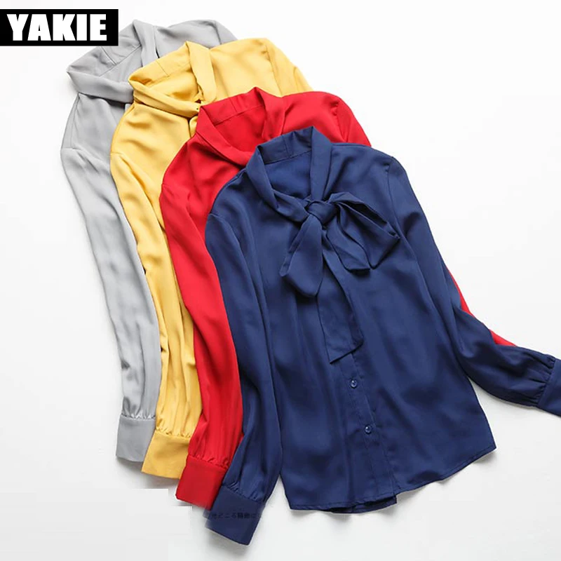 2017 summer Chiffon Blouses Women Chiffon Blouse long sleeve Office Work Wear shirts Women Tops Plus Size casual bow Blusas
2017 summer Chiffon Blouses Women Chiffon Blouse long sleeve Office Work Wear shirts Women Tops Plus Size casual bow Blusas