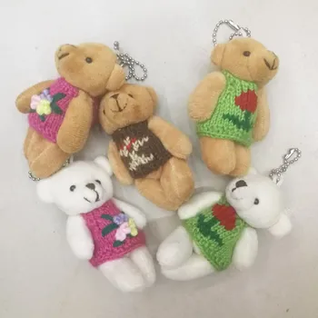 12Pcs 8cm Lovely Mini Kawaii Bear Plush Toys with Clothes Soft Plush Toys Mobile Phone Bag Key Chain Accessories Gift For Kids
12Pcs 8cm Lovely Mini Kawaii Bear Plush Toys with Clothes Soft Plush Toys Mobile Phone Bag Key Chain Accessories Gift For Kids