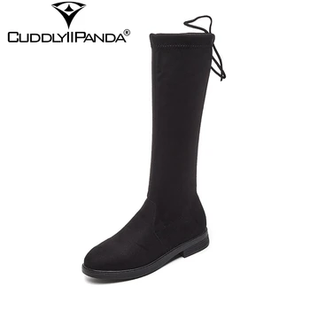CuddlyIIPanda 2019 Autumn Stretchbale Over The Knee Boots Microfiber Women Knee High Boots Sexy Elastic Flexible Fashion Boots
CuddlyIIPanda 2019 Autumn Stretchbale Over The Knee Boots Microfiber Women Knee High Boots Sexy Elastic Flexible Fashion Boots
