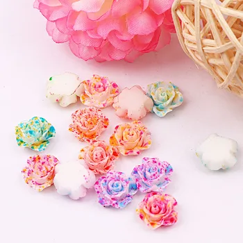 10mm 50Pcs Kawaii Colorful Resin Spray Point 3D Rose Flower Flatback Nail Jewelry Manicure Accessories
10mm 50Pcs Kawaii Colorful Resin Spray Point 3D Rose Flower Flatback Nail Jewelry Manicure Accessories