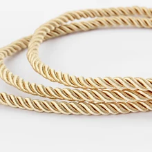 5 Meters Polyester Wrap Yarn 5mm Beige Braided Twisted Cord Rope String DIY Craft Decoration Jewelry Supplies
5 Meters Polyester Wrap Yarn 5mm Beige Braided Twisted Cord Rope String DIY Craft Decoration Jewelry Supplies