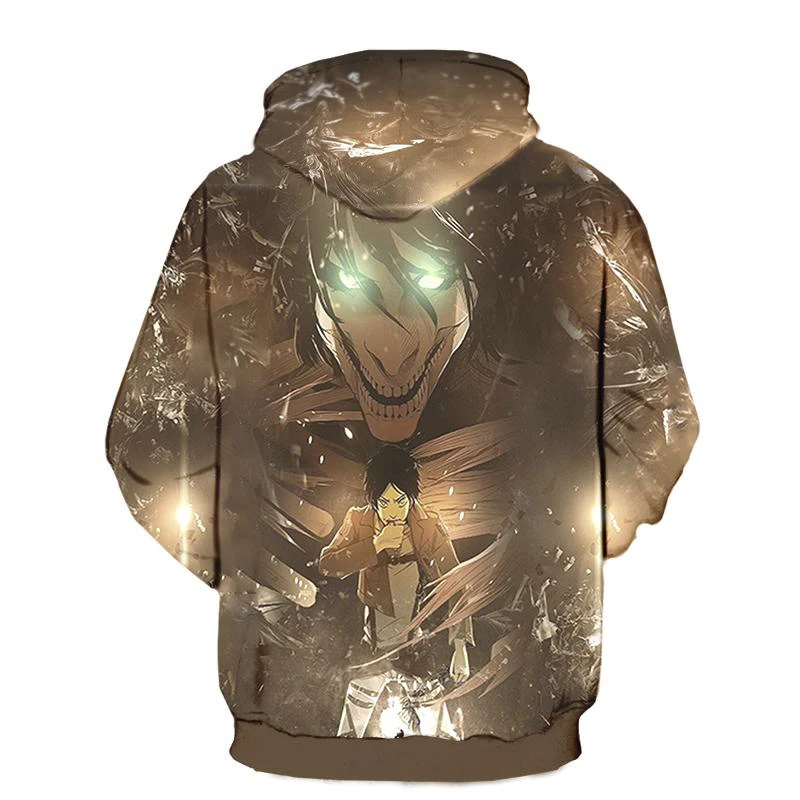 Waliicorners Anime Hoodies Attack on Titan 3D Print Hoodies attack on titan hoodie levi Streetwear Couple Jumper Hooded Jacket 10