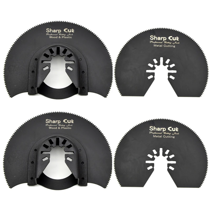 Free Shipping: 4pcs/Lot 80mm and 88mm semicircle Oscillating Multi Tools Saw Blades Reciprocating plunge saw blades hole cutter
Free Shipping: 4pcs/Lot 80mm and 88mm semicircle Oscillating Multi Tools Saw Blades Reciprocating plunge saw blades hole cutter