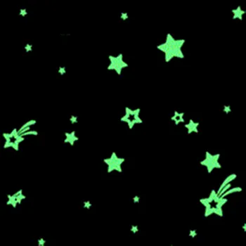 

SAILEROAD 12Pcs/Bag shooting star Luminous Stickers Stereo 3D Fluorescent Dreamlike Stickers Glow In The Dark Stars For Kids