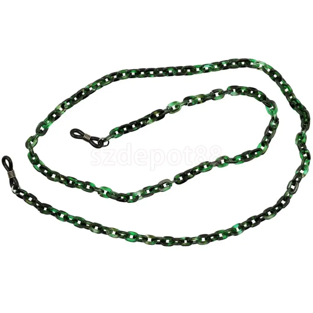 Vintage Green Oval PVC Plastic Ouch Neck Eyeglasses Chain Sunglasses Retainer Holder for Women Sport Travel Exercise
Vintage Green Oval PVC Plastic Ouch Neck Eyeglasses Chain Sunglasses Retainer Holder for Women Sport Travel Exercise