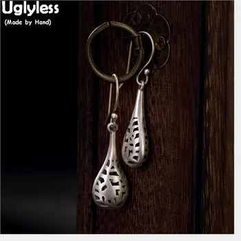 Uglyless 100% Real Solid 925 Sterling Silver Fine Jewelry for Women Handmade Totem Patterns Hollow Water Drop Earrings Bijoux
Uglyless 100% Real Solid 925 Sterling Silver Fine Jewelry for Women Handmade Totem Patterns Hollow Water Drop Earrings Bijoux