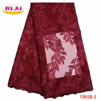 2019 Nigerian High Quality Wedding Lace African Lace Fabric Dubai Bridal Tulle Net French Cord Lace Fabric For Dress XY1965B-3 
2019 Nigerian High Quality Wedding Lace African Lace Fabric Dubai Bridal Tulle Net French Cord Lace Fabric For Dress XY1965B-3
